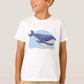 Camiseta A baleia de sorriso caçoa o t-shirt