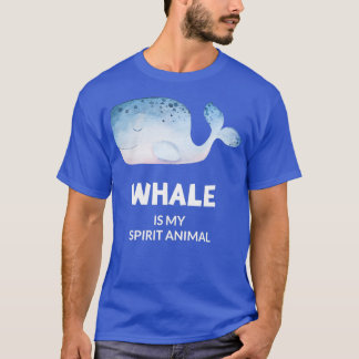 Camiseta A BALEIA É O Meu Espírito Animal 1