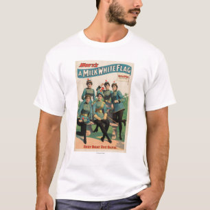 Camiseta "A banda de uma mulher da bandeira branca do