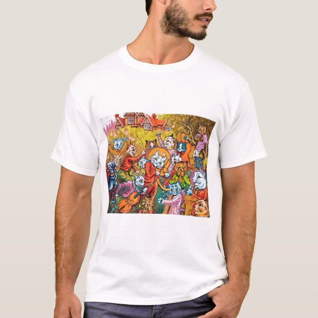 Camiseta A Banda Joga, Louis Wain (Frente)