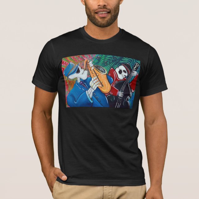 Camiseta A banda má do osso dos azuis (Frente)