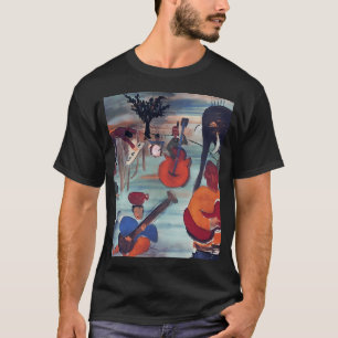 Camiseta A Banda Música Do Big Pink (Cobrir De Álbum)