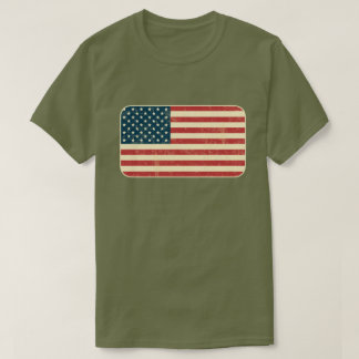 Camiseta A bandeira americana desvaneceu-se