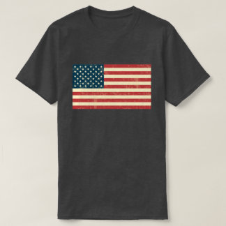 Camiseta A bandeira americana desvaneceu-se