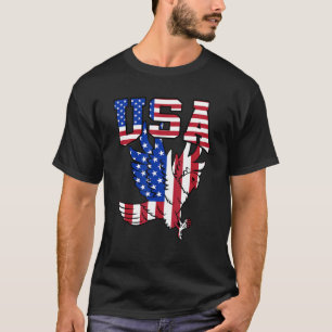 Camiseta A Bandeira Americana Eagle America Independência 4