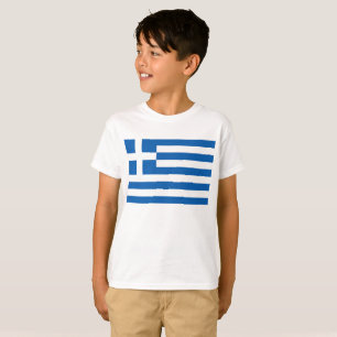 Camiseta A bandeira da Grécia
