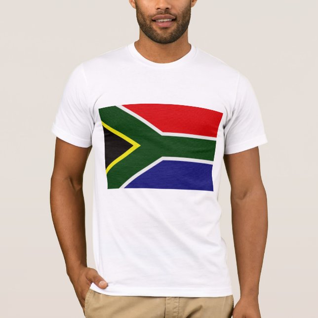 Camiseta A bandeira de África do Sul (Frente)