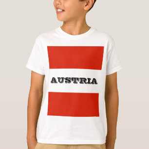 Camiseta A bandeira de Áustria