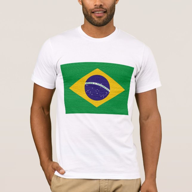 Camiseta A bandeira de Brasil (Frente)