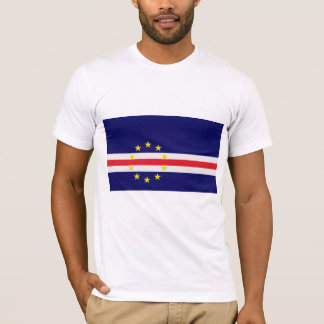 Camiseta A bandeira de Cabo Verde