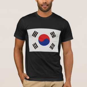 Camiseta A bandeira de Coreia do Sul