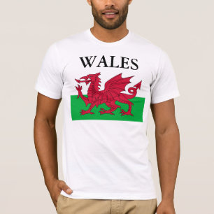 Camiseta A bandeira de GALÊS