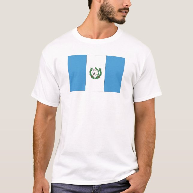 Camiseta A bandeira de Guatemala (Frente)