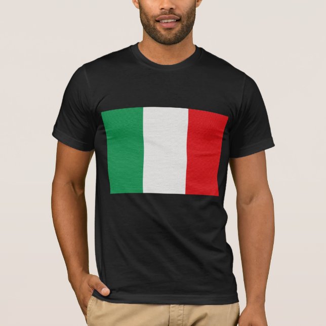 Camiseta A bandeira de Italia (Frente)