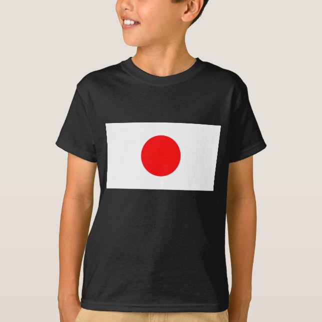 Camiseta A bandeira de Japão (Frente)