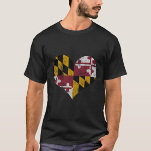 Camiseta A Bandeira De Maryland
