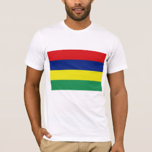 Camiseta A bandeira de Maurícia
