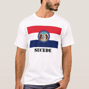 Camiseta A bandeira de Missouri, SECEDE