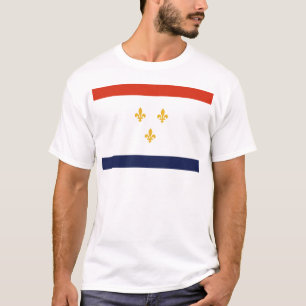 Camiseta A Bandeira de Nova Orleans