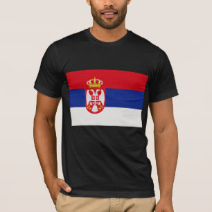 Camiseta A bandeira de Serbia