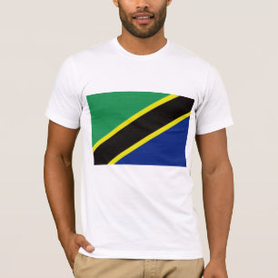 Camiseta A bandeira de Tanzânia