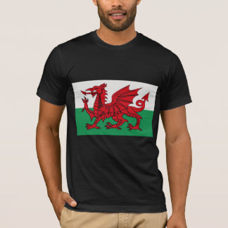 Camiseta A bandeira de Wales