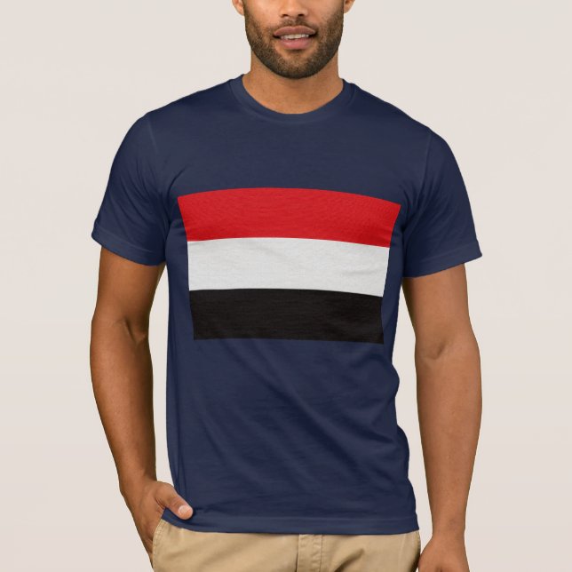 Camiseta A bandeira de Yemen (Frente)