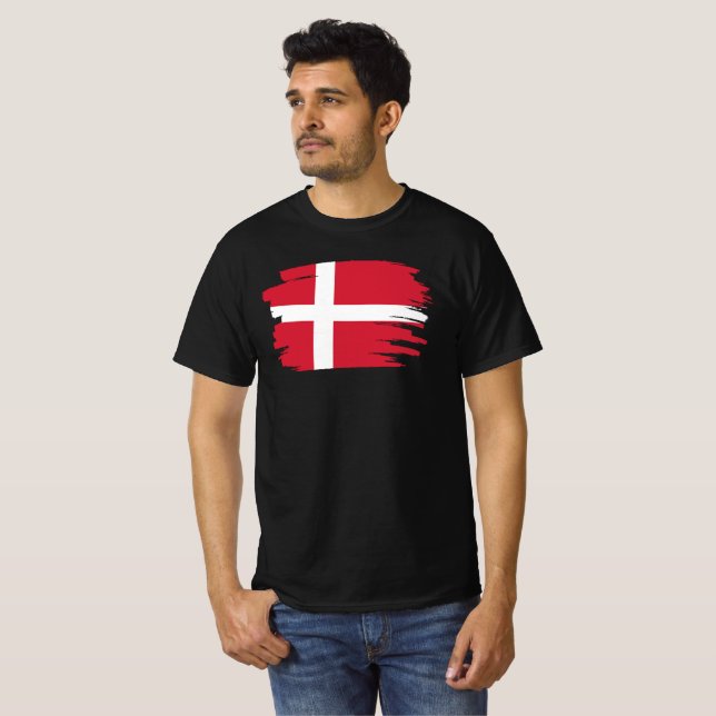 Camiseta A Bandeira Dinamarquesa  (Frente Completa)
