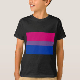 Camiseta A bandeira do Bi voa para o orgulho bissexual