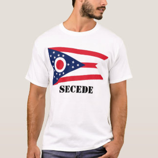 Camiseta A bandeira do estado de Ohio, SECEDE, SECEDE