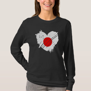 Camiseta A Bandeira Do Japão Amo O Japão Está No Meu Dna Pa