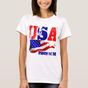 Camiseta A bandeira dos Estados Unidos da América