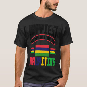Camiseta A Bandeira Maurícia Mais Acontece Quando Eu Estou
