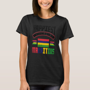 Camiseta A Bandeira Maurícia Mais Acontece Quando Eu Estou