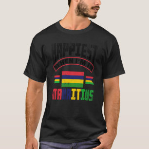 Camiseta A Bandeira Maurícia Mais Acontece Quando Eu Estou