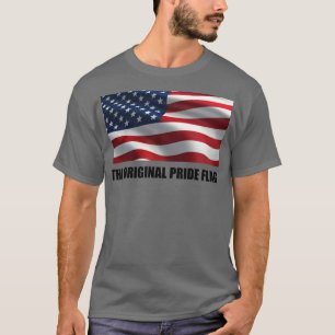 Camiseta A bandeira original do orgulho