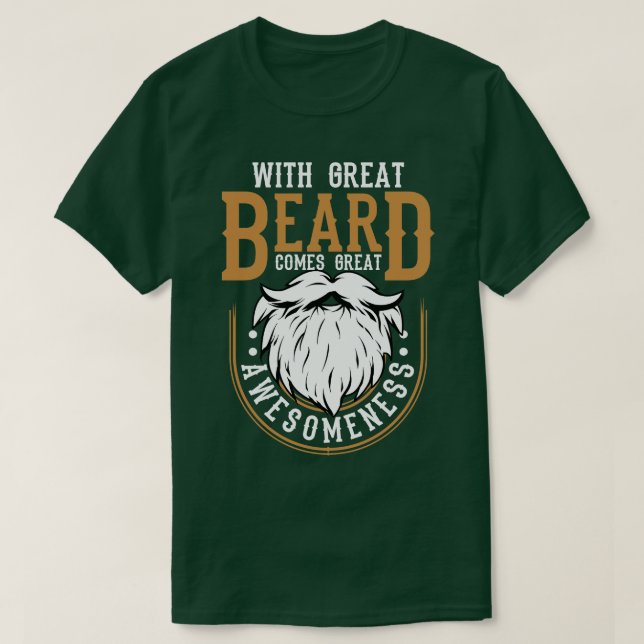 Camiseta A Barba Com A Barba Do Excelente Vem Com O Excelen (Frente do Design)