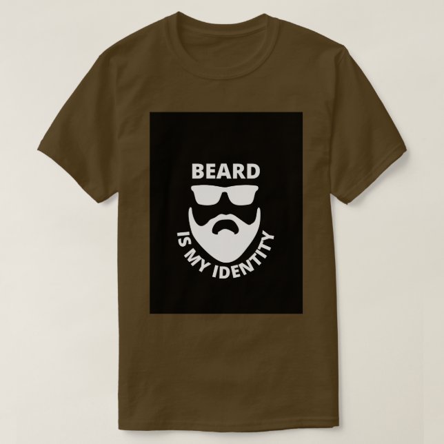 Camiseta A barba é a minha identidade (Frente do Design)