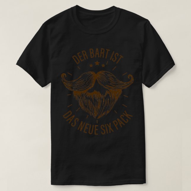 Camiseta A barba é a nova Design 3 do Sexto Bastode (Frente do Design)
