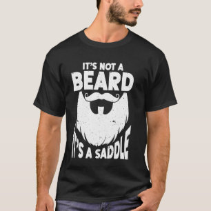 Camiseta A barba não é uma barba é uma sela
