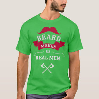 Camiseta A barba nos faz homens de verdade