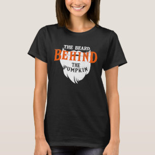 Camiseta A Barba Por Trás Da Pumpkin Halloween Gravidez D