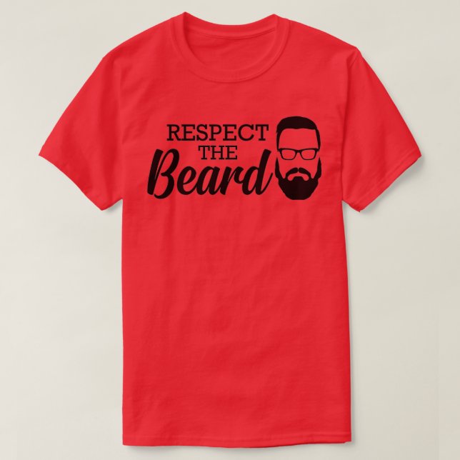 Camiseta A barba respeita a barba 2 (Frente do Design)