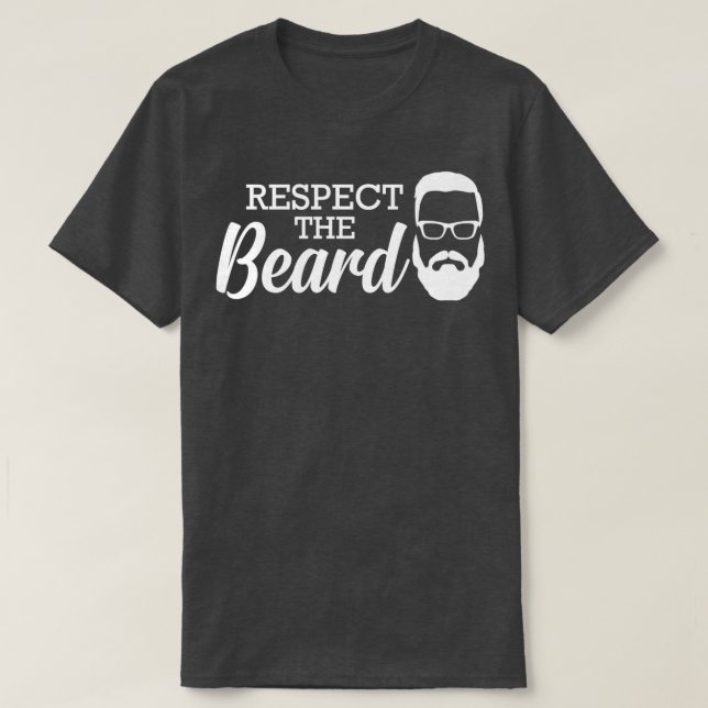 Camiseta A barba respeita a barba 3 (Frente do Design)
