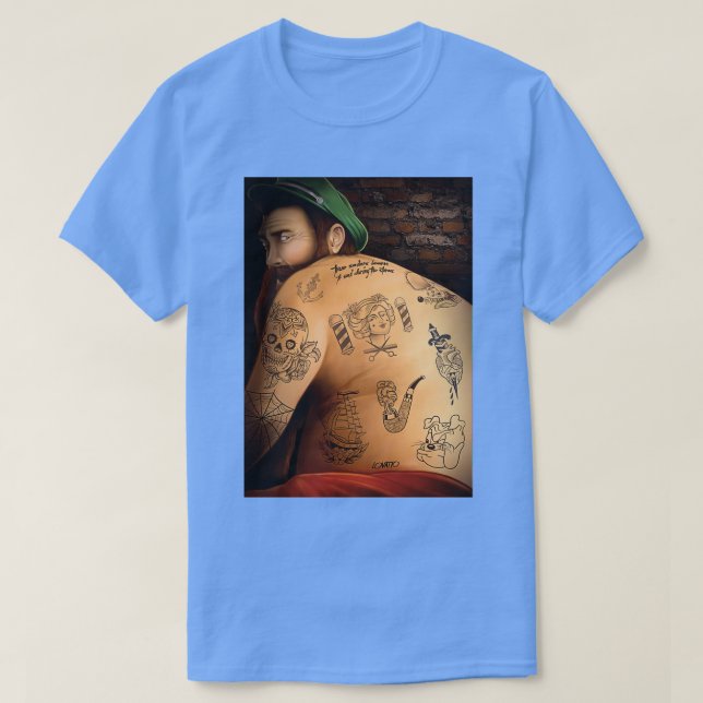 Camiseta A Barreira Gorda (Frente do Design)