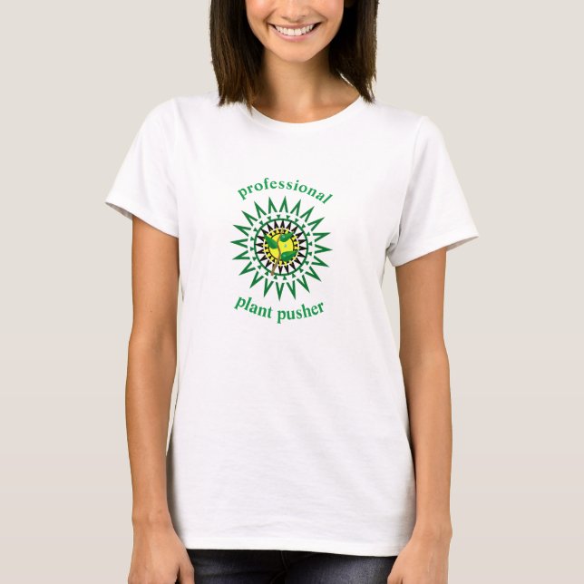 Camiseta À Base De Plantas Para Mulheres (Frente)