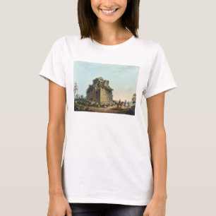 Camiseta A base de uma coluna colossal perto de Siracusa,