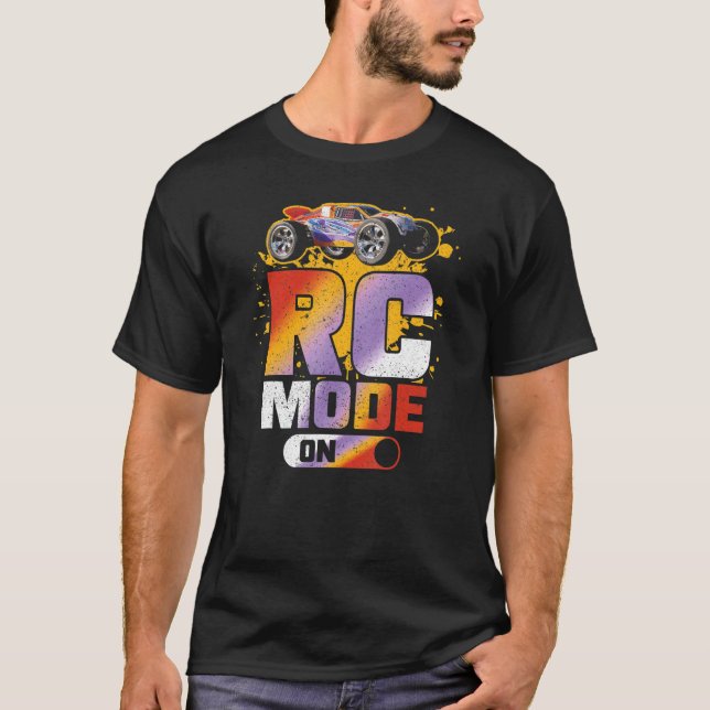 Camiseta A Basear Modo Rc De Truggy No Carro Rc (Frente)