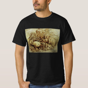 Camiseta A Batalha de Anghiari de Leonardo da Vinci