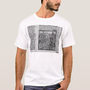 Camiseta A batalha de Crecy em 1346